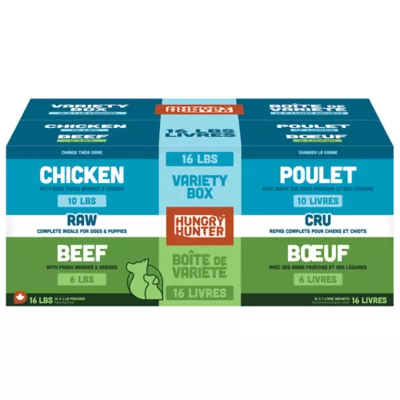 Product Hungry Hunter Frozen Raw Dog & Cat Food - Chicken and Beef