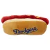 Pets First LA Dodgers Plush Hot Dog Dog Toy image thumbnail 1