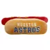 Pets First Houston Astros Plush Hot Dog Dog Toy image thumbnail 1