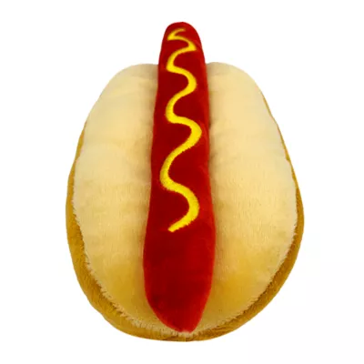 Product Pets First St. Louis Cardinals Plush Hot Dog Dog Toy
