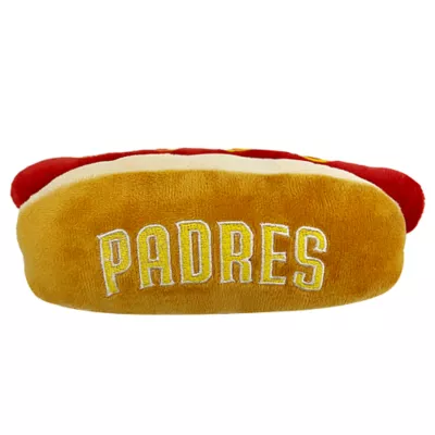 Product Pets First San Diego Padres Plush Hot Dog Dog Toy