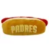 Pets First San Diego Padres Plush Hot Dog Dog Toy image thumbnail 1