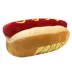 Pets First San Diego Padres Plush Hot Dog Dog Toy image thumbnail 2