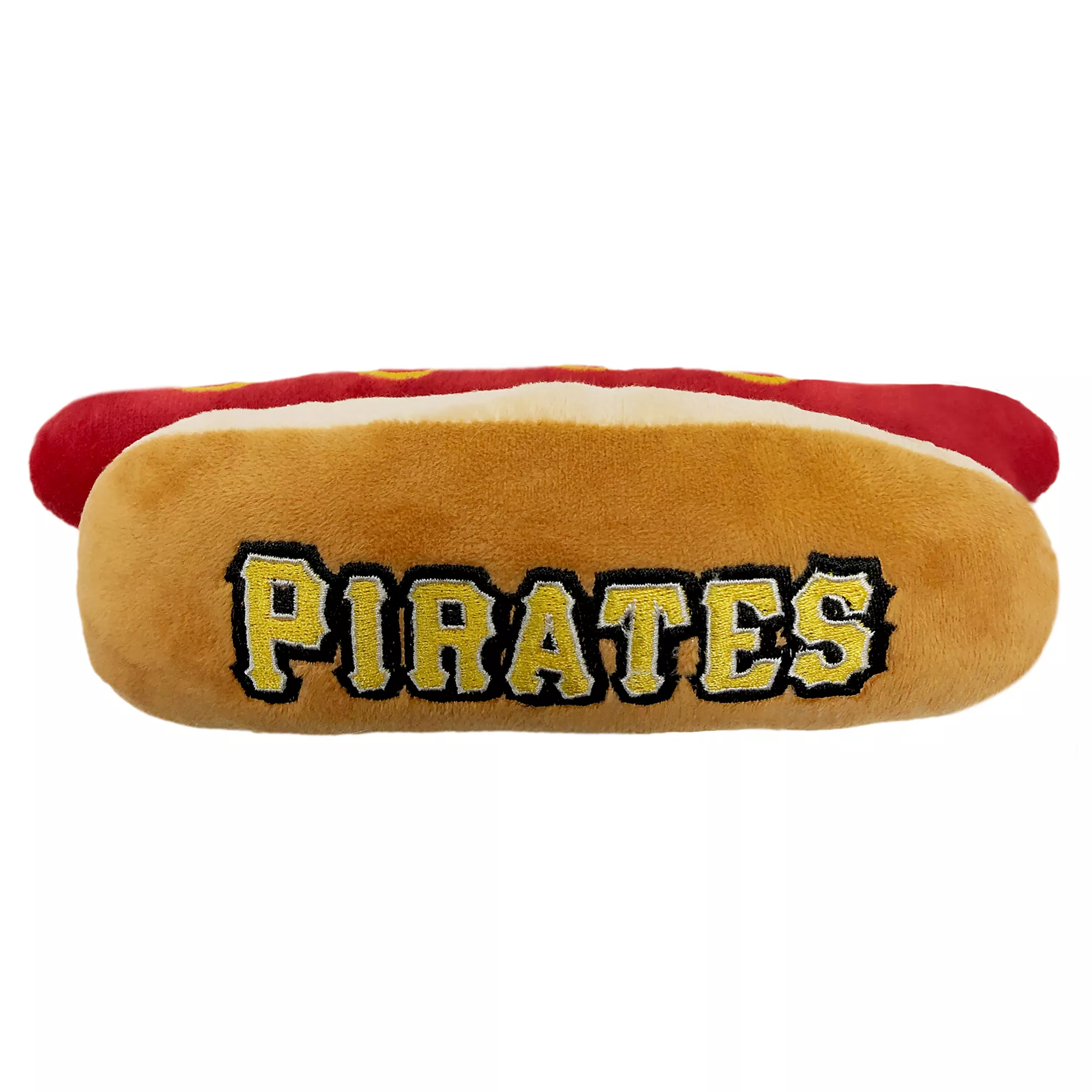 Pets First Pittsburgh Pirates Plush Hot Dog Dog Toy