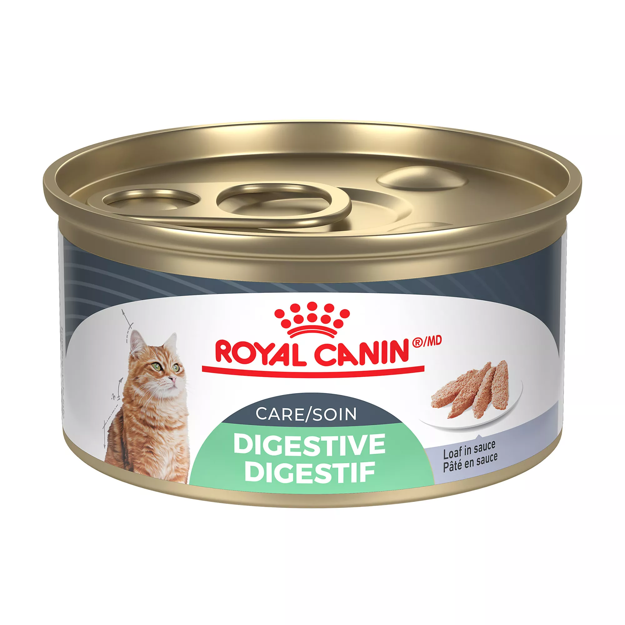 Royal Canin Feline Care Nutrition Digestive Care Loaf In Sauce Canned Cat Food