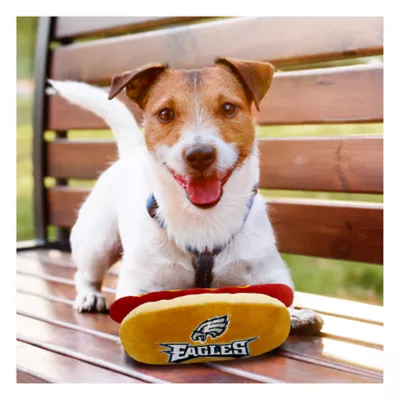 Product Pets First Philadelphia Eagles Plush Hot Dog Dog Toy