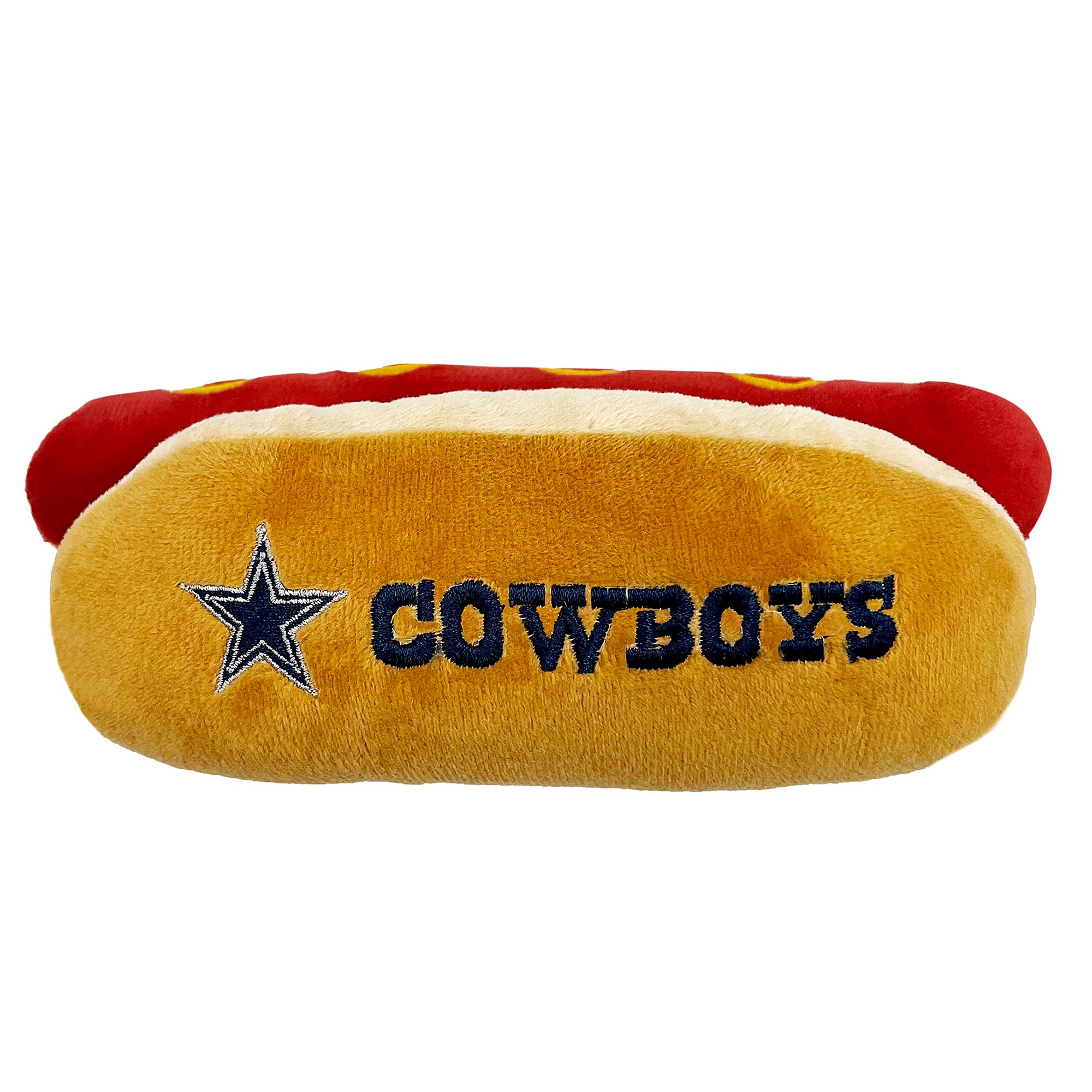 Pets First Dallas Cowboys Plush Hamburger Dog Toy | PetSmart