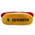 Pets First Dallas Cowboys Plush Hot Dog Dog Toy image thumbnail 1