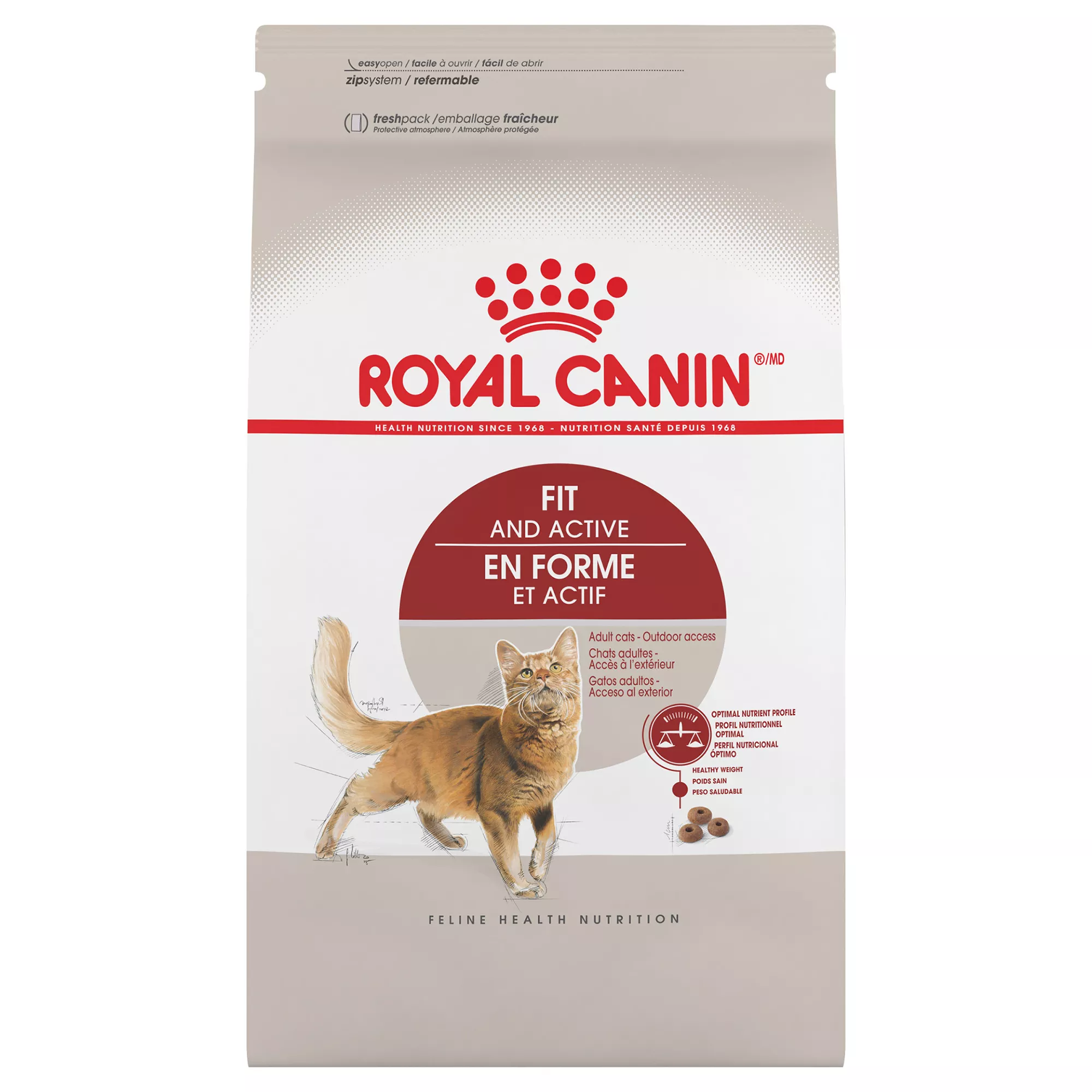 Royal Canin Feline Health Nutrition Fit and Active Dry Adult Cat Food