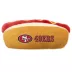 Pets First San Francisco 49ers Plush Hot Dog Dog Toy image thumbnail 1