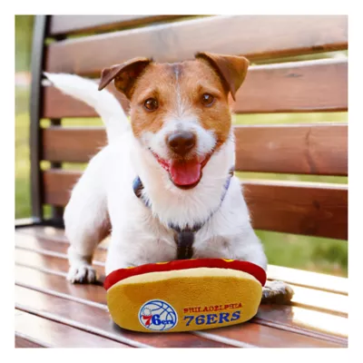 Product Pets First Philadelphia 76ers Plush Hot Dog Dog Toy
