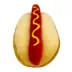 Pets First Washington Commanders Plush Hot Dog Dog Toy image thumbnail 2