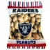 Pets First Las Vegas Raiders Plush Peanut Bag Dog Toy image thumbnail 1