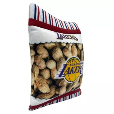 Product Pets First LA Lakers Plush Peanut Bag Dog Toy