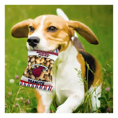 Product Pets First Miami Heat Plush Peanut Bag Dog Toy