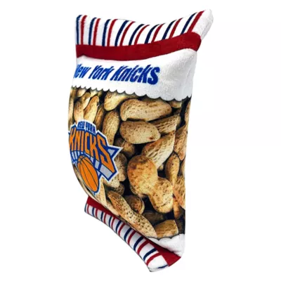 Product Pets First New York Knicks Plush Peanut Bag Dog Toy
