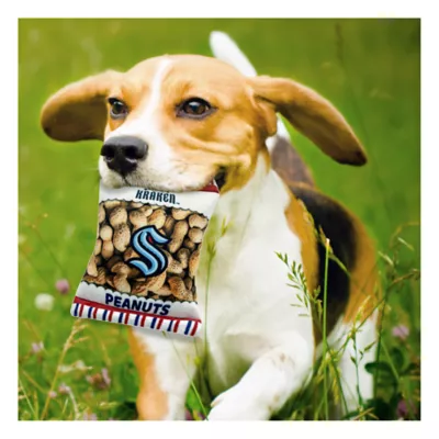 Product Pets First Seattle Krakens Plush Peanut Bag Dog Toy