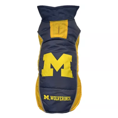 Product Pets First Michigan Wolverines Puffer Pet Vest