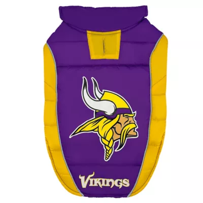 Pets First Minnesota Vikings Puffer Pet Vest - Image 1