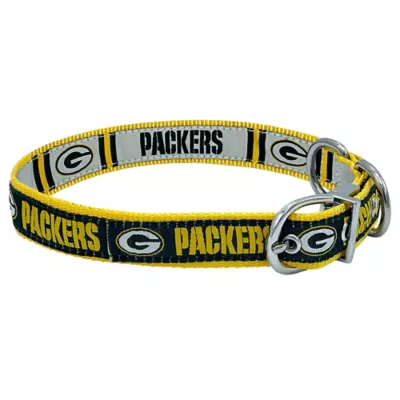 Pets First Green Bay Packers Reversible Dog Collar - Image 1