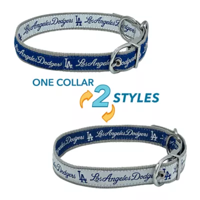 Product Pets First LA Dodgers Reversible Dog Collar