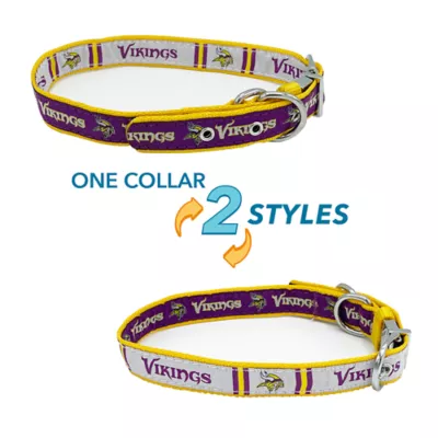 Pets First Minnesota Vikings Reversible Dog Collar - Image 4