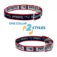 Product Pets First New England Patriots Reversible Dog Collar