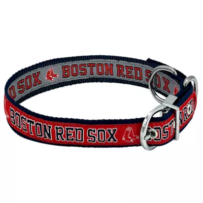 Product Pets First Boston Red Sox Reversible Dog Collar