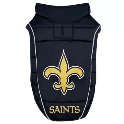 Pets First New Orleans Saints Puffer Pet Vest - Image 1