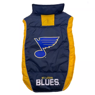 Pets First St. Louis Blues Puffer Pet Vest - Image 1