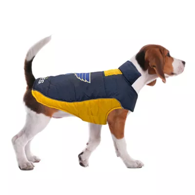 Pets First St. Louis Blues Puffer Pet Vest - Image 5