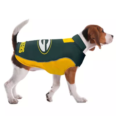 Pets First Green Bay Packers Puffer Pet Vest - Image 5