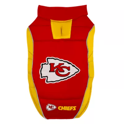Pets First Kansas City Chiefs Puffer Pet Vest - Image 1