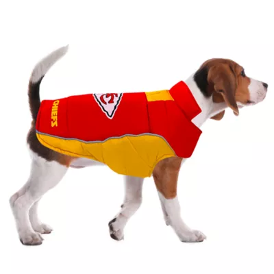 Pets First Kansas City Chiefs Puffer Pet Vest - Image 5