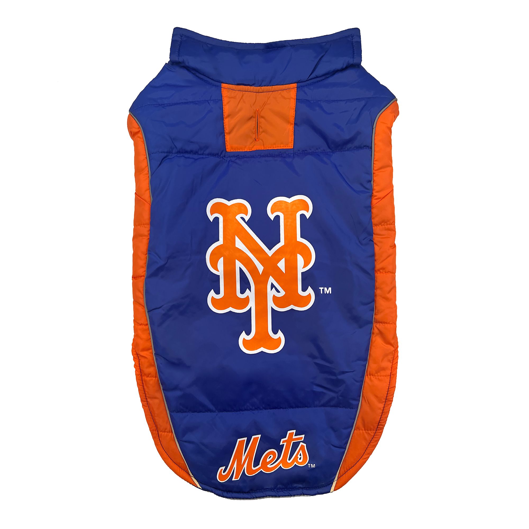 Pets First NY Mets Puffer Pet Vest, Size: Large | Nylon PetSmart