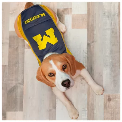 Product Pets First Michigan Wolverines Puffer Pet Vest