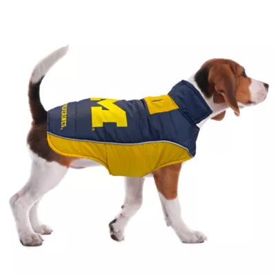 Product Pets First Michigan Wolverines Puffer Pet Vest
