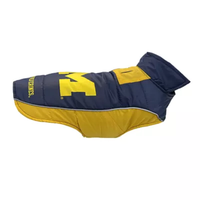 Product Pets First Michigan Wolverines Puffer Pet Vest