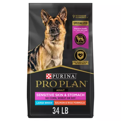 Product Purina Pro Plan Sensitive Skin & Stomach Salmon & Rice Large Breed Adult Dry Dog Food 34 lb. Bag