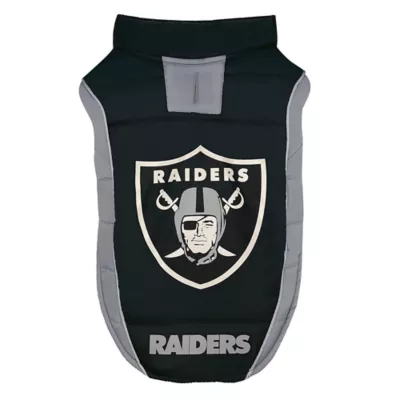 Product Pets First Las Vegas Raiders Puffer Pet Vest