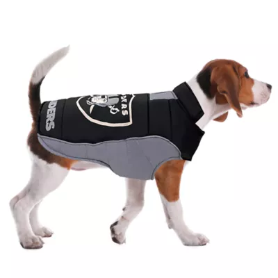 Product Pets First Las Vegas Raiders Puffer Pet Vest
