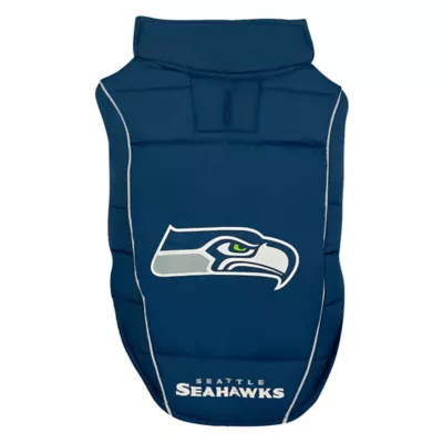Pets First Seattle Seahawks Puffer Pet Vest - Image 1