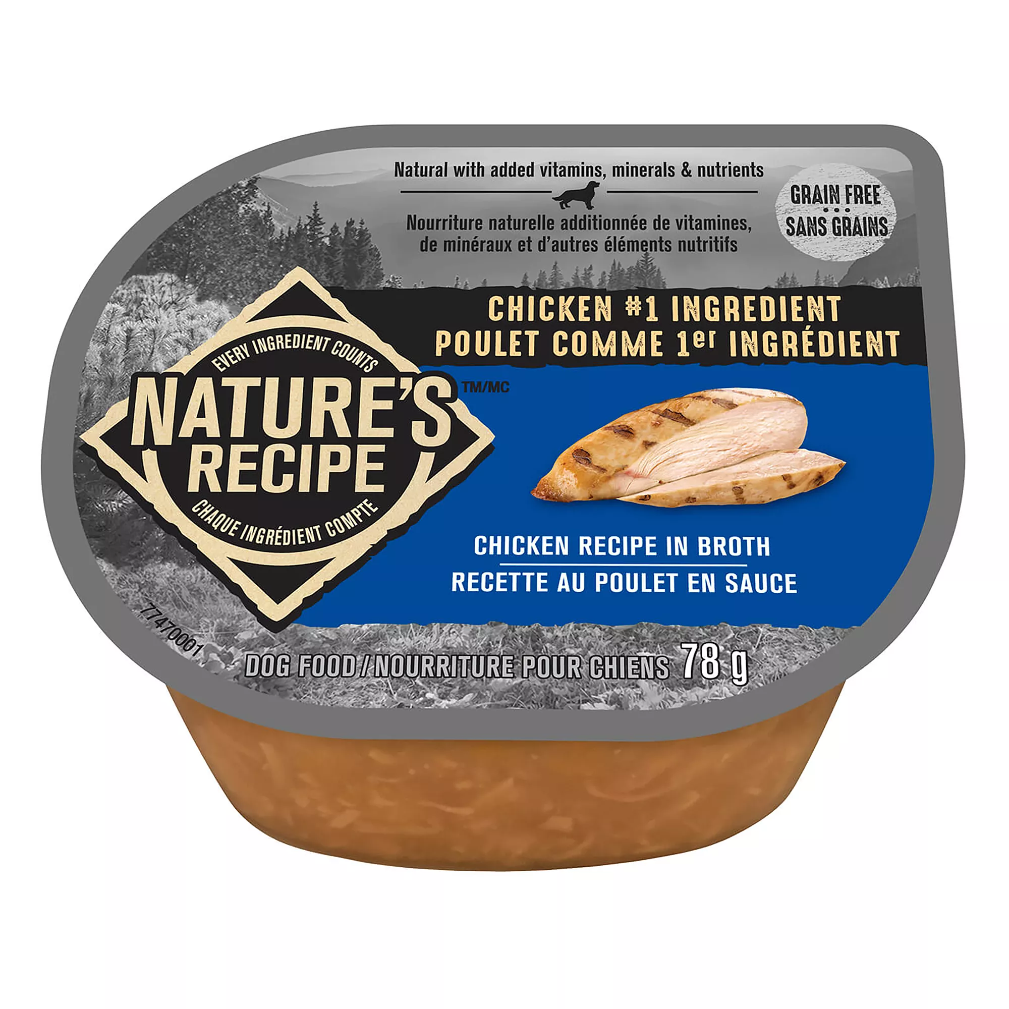 Nature's Recipe Grain Free Wet Dog Food - Chicken in Broth