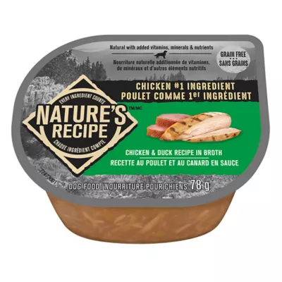 Product Nature's Recipe Grain Free Wet Dog Food - Chicken and Duck in Broth