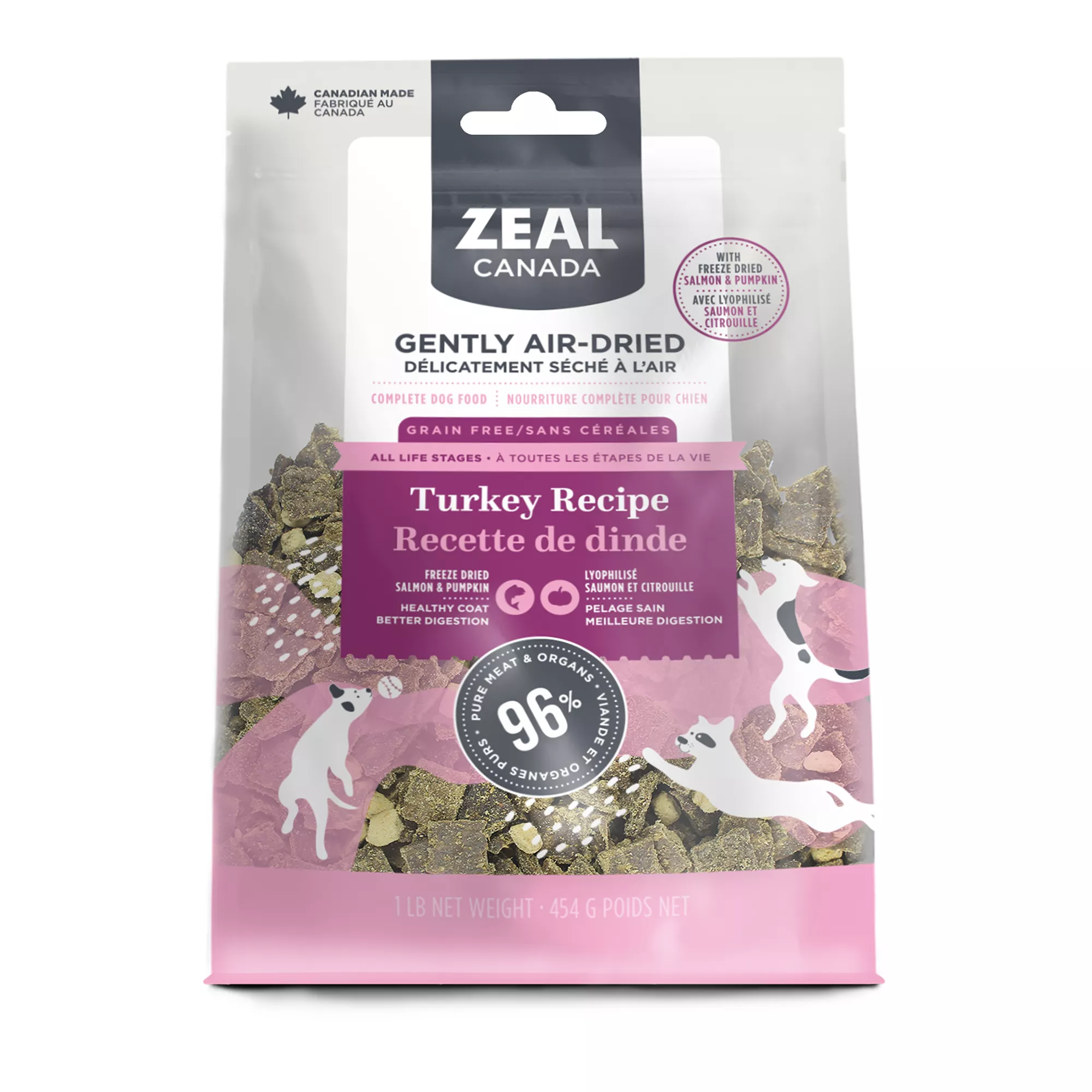 Zeal Air-Dried Dog Food - Turkey