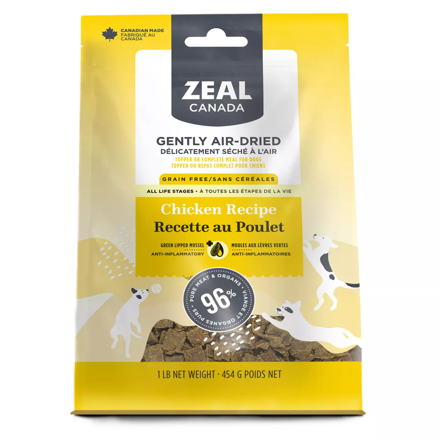 Zeal Air Dried Dog Food Chicken