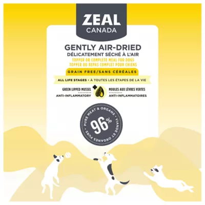 Product Zeal Air-Dried Dog Food - Chicken