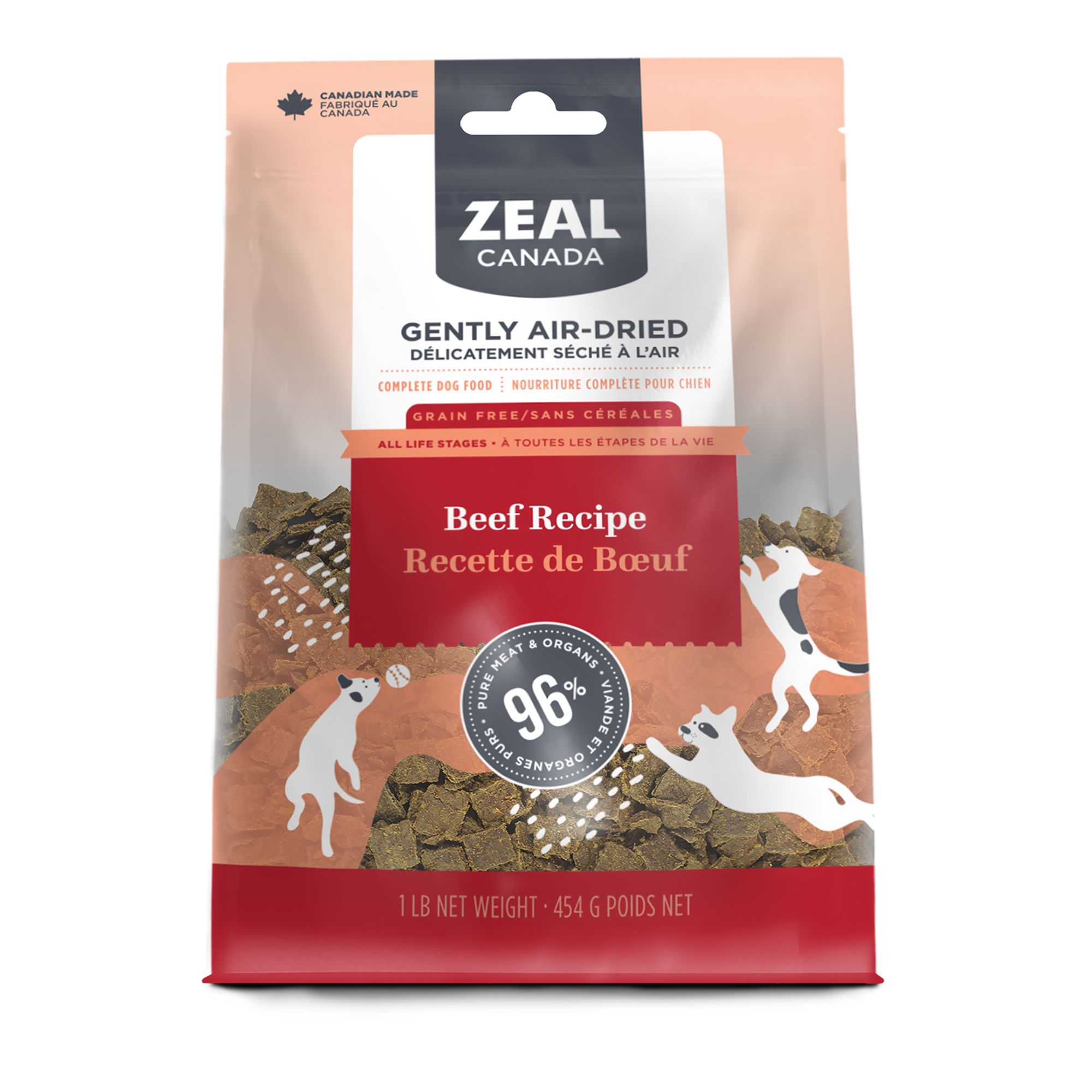 Zeal Air Dried Dog Food Beef