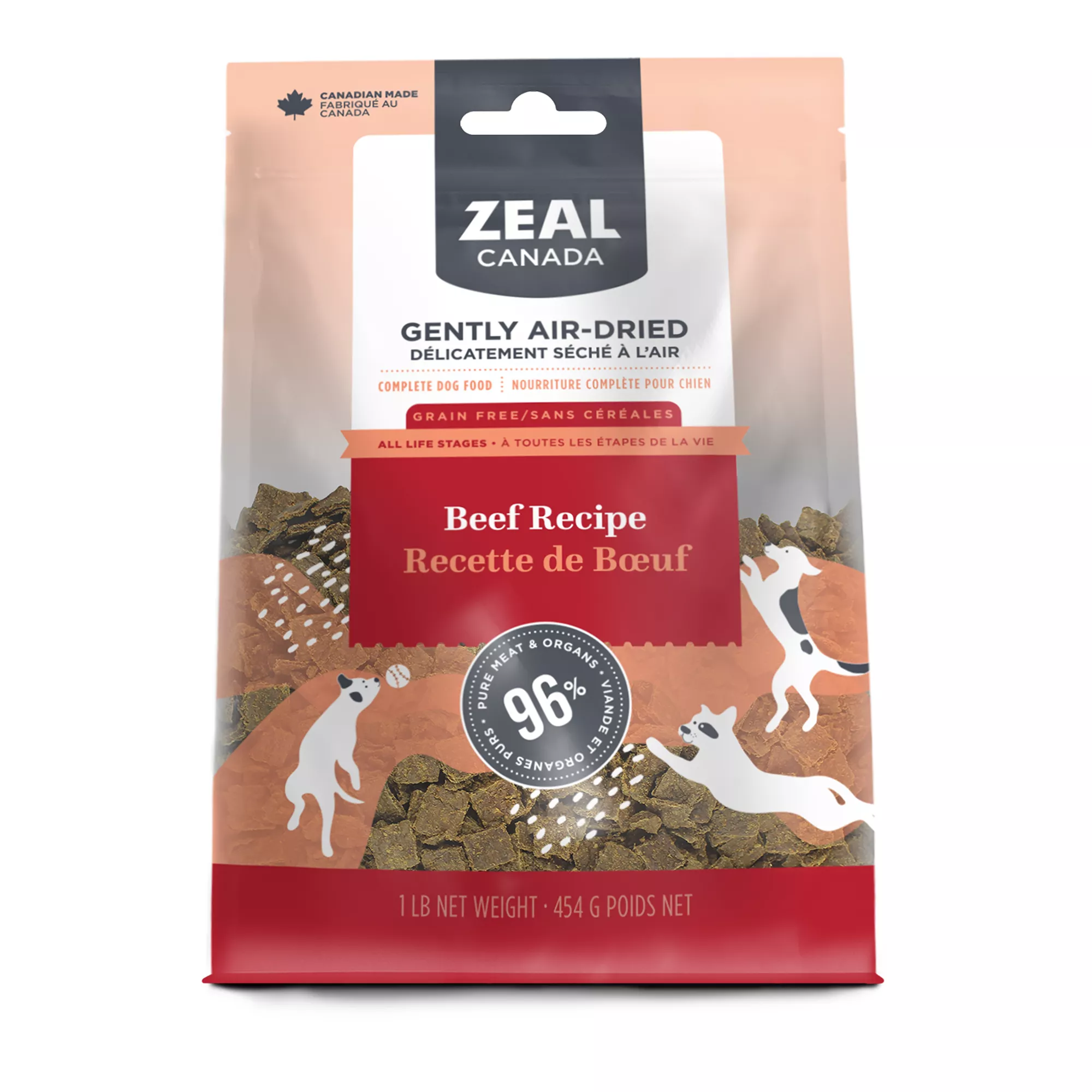 Zeal Air-Dried Dog Food - Beef