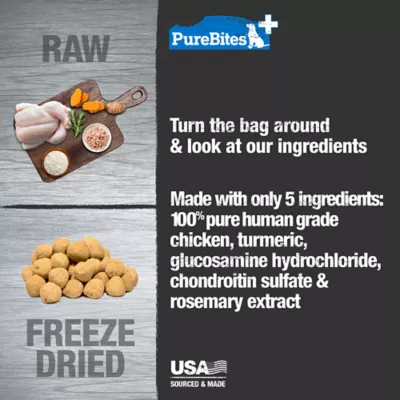 Product PureBites+ Freeze Dried Dog Treats - Hip & Joint